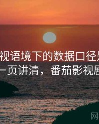 番茄影视语境下的数据口径是什么：一页讲清，番茄影视剧