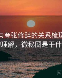 微密圈与夸张修辞的关系梳理：更直观的理解，微秘圈是干什么的
