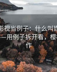 拿樱桃影视当例子：什么叫媒体素养小工具——用例子拆开看，樱桃影视制作