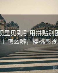 樱桃影视里见到引用拼贴别困惑：从结构上怎么辨，樱桃影视制作