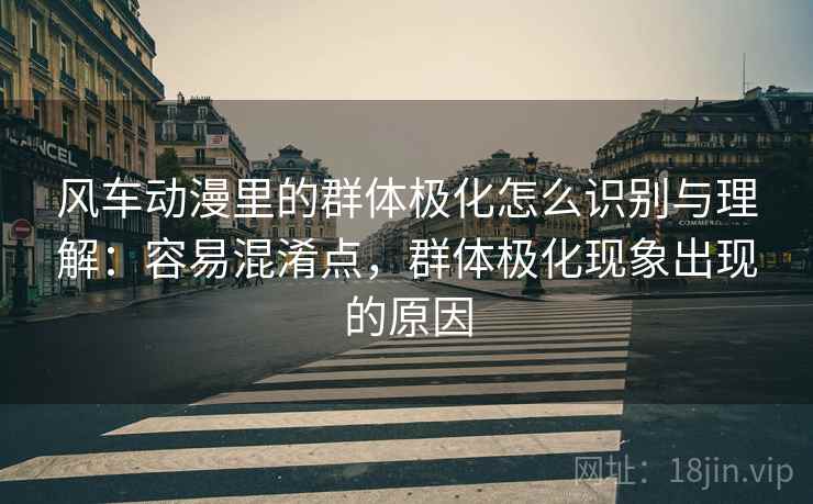 风车动漫里的群体极化怎么识别与理解:容易混淆点,群体极化现象出现的原因 风车动漫里的群体极化怎么识别与理解:容易混淆点,群体极化现象出现的原因