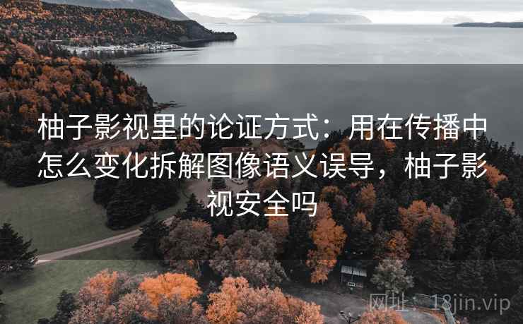 柚子影视里的论证方式：用在传播中怎么变化拆解图像语义误导，柚子影视安全吗
